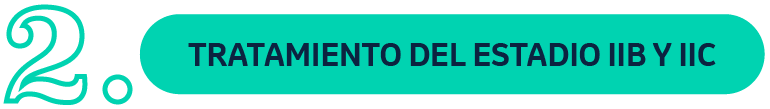 2. Tratamiento del estadio IIB y IIC